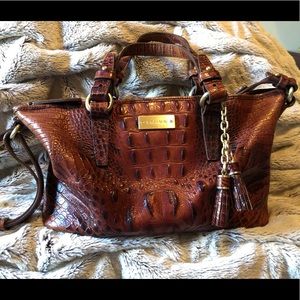 Brahmin Mini Asher satchel with shoulder strap